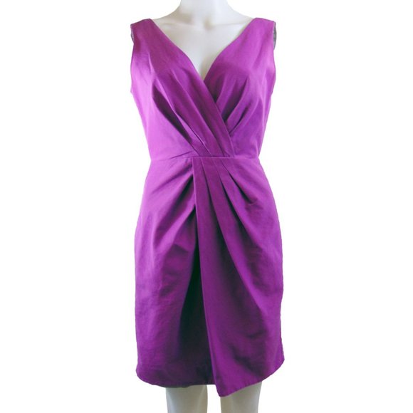 Banana Republic Purple Sheath Dress Size 2 - Picture 1 of 3